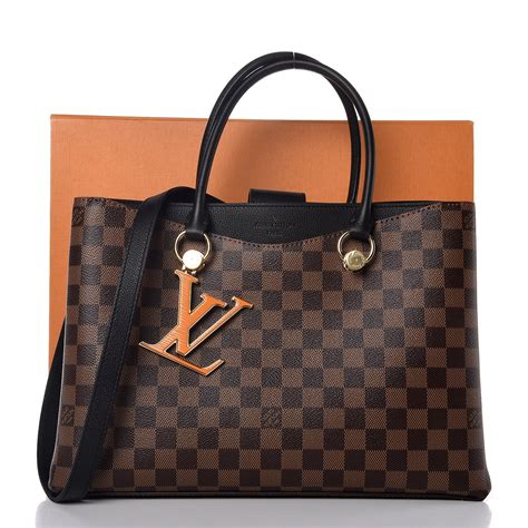 LOUIS VUITTON Damier Ebene LV Riverside Black.